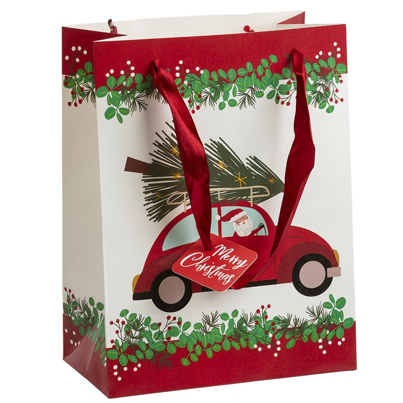 Presentpåse Julmotiv Stor