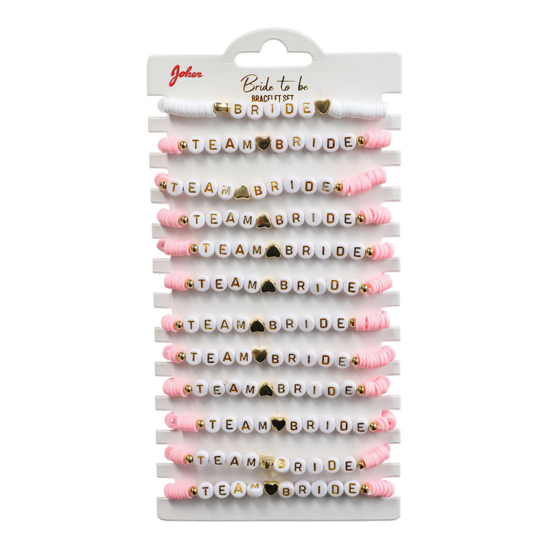 Armband bride to be 12-pack