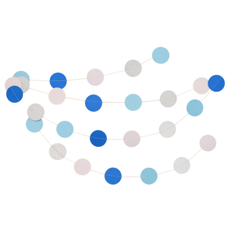 Girlang prickar blå