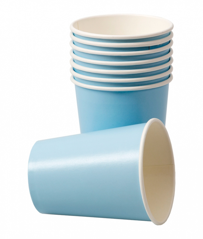 Muggar pastellblå 8-pack