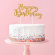 Tårtdekoration Happy Birthday guld Tårtdekoration Happy Birthday guld