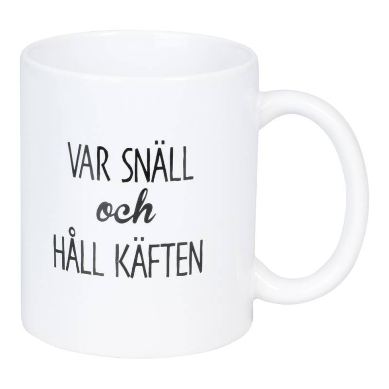Mugg Håll käften
