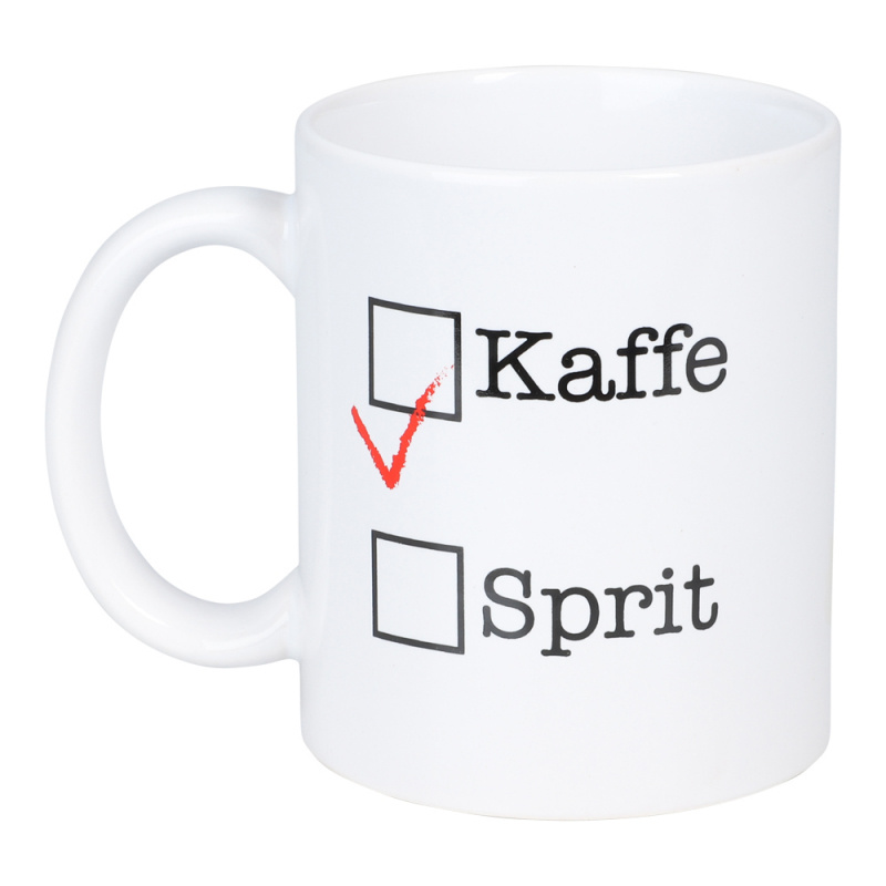 Mugg Kaffe eller Sprit