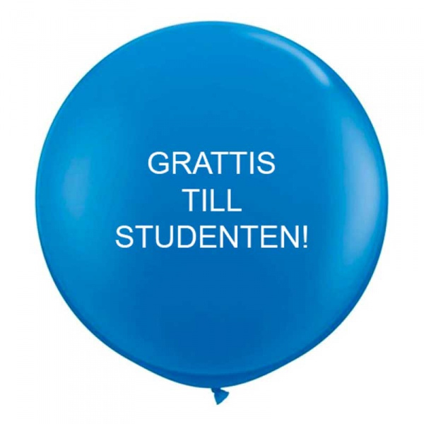 Jätteballong Grattis till studenten