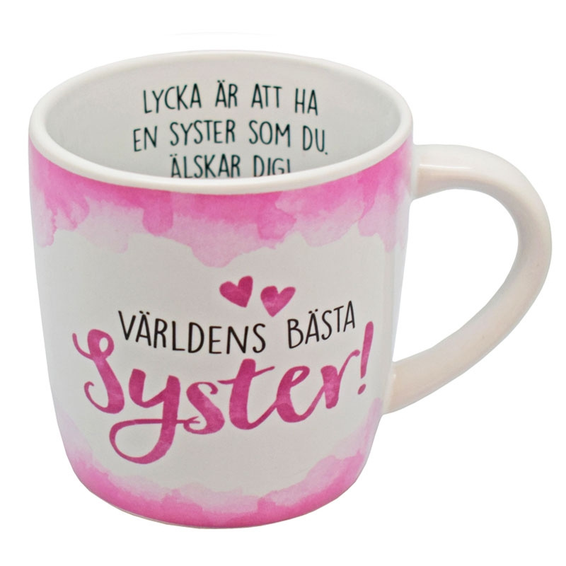 Mugg Världens bästa Syster