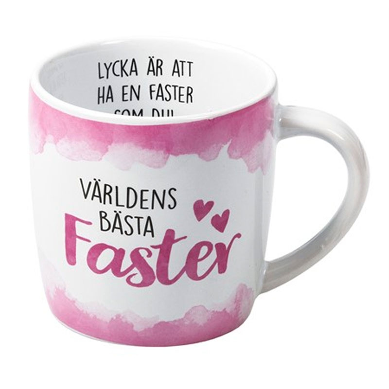 Mugg Världens bästa Faster