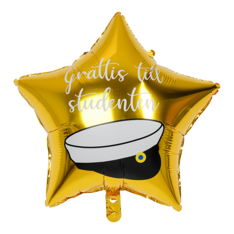 Folieballong Student Stjärna