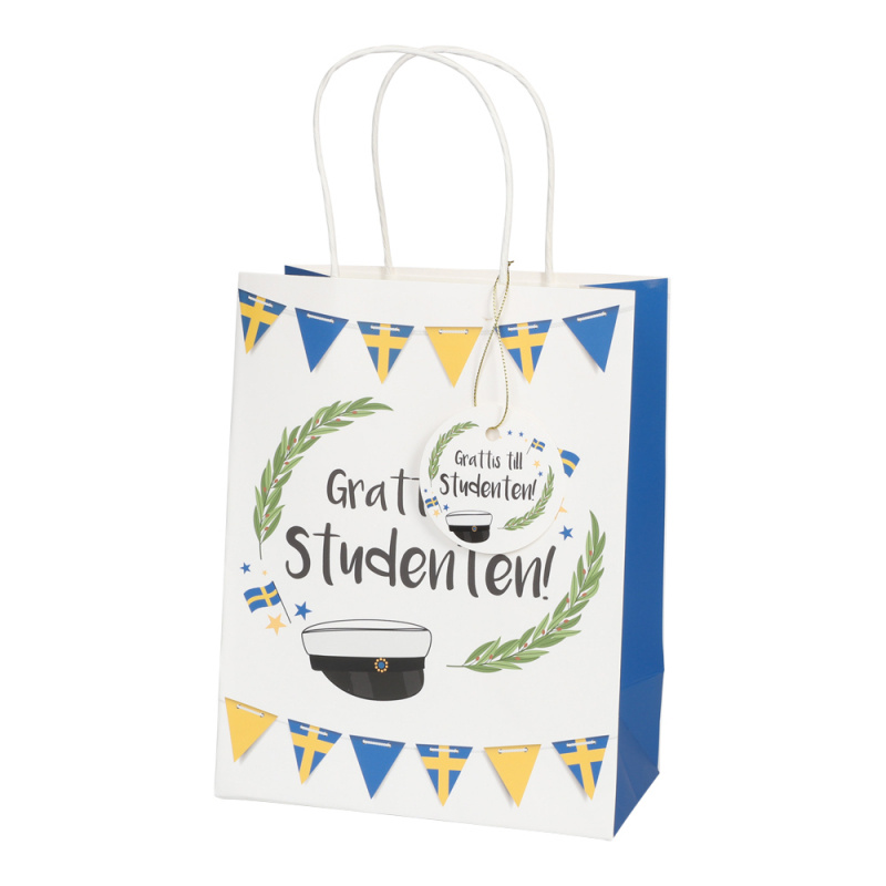 Presentpåse Grattis till Studenten