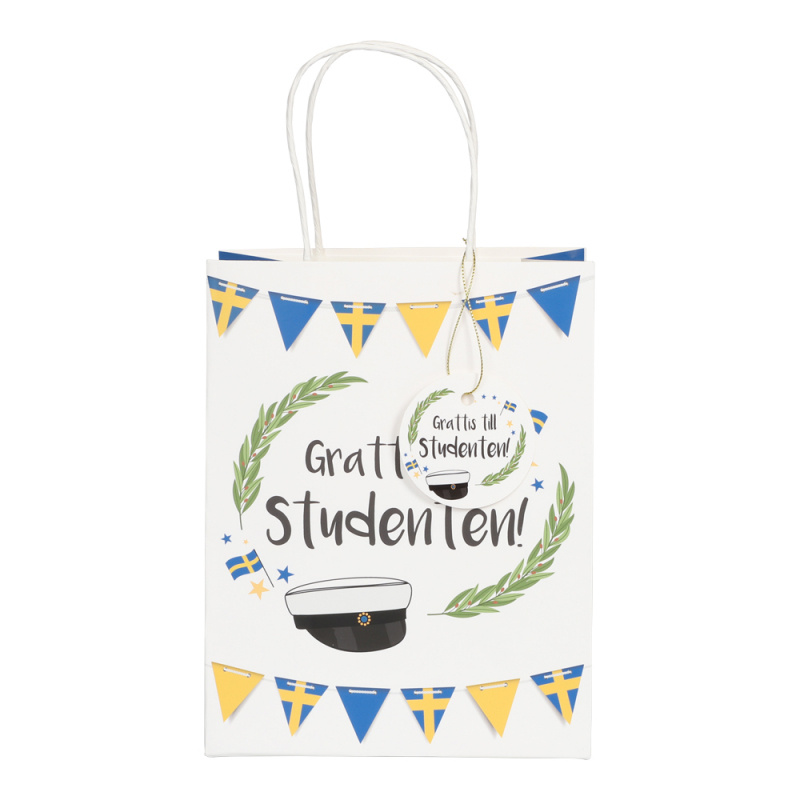 Presentpåse Grattis till Studenten