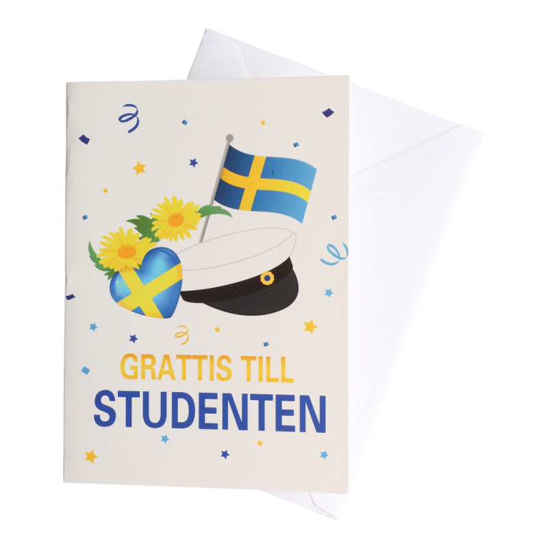 Kort Grattis till Studenten
