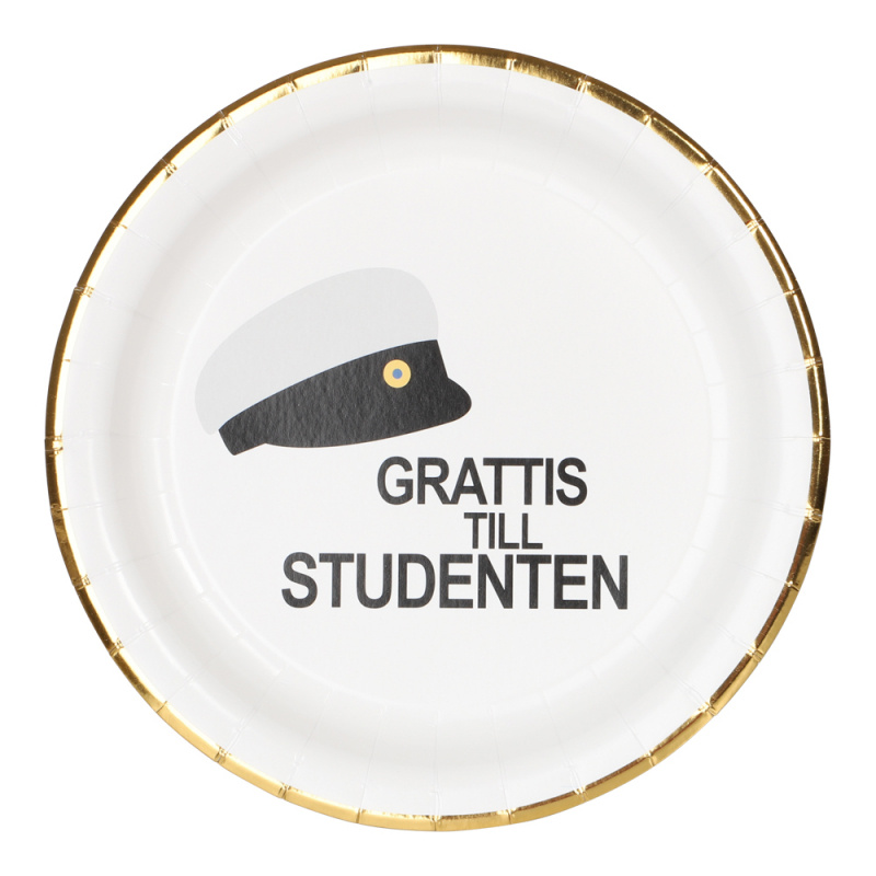Pappersassietter Studentmössa