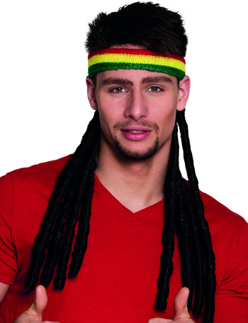 Rastahår med pannband