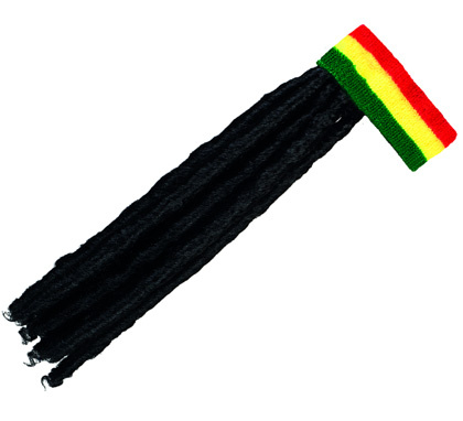 Rastahår med pannband