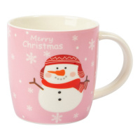 Porslinsmugg Snögubbe