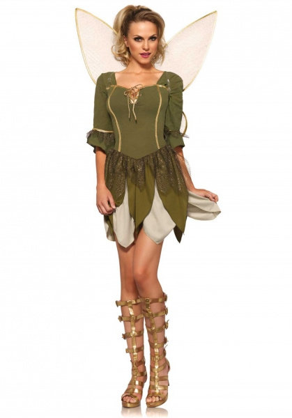 Älva med vingar maskeraddräkt