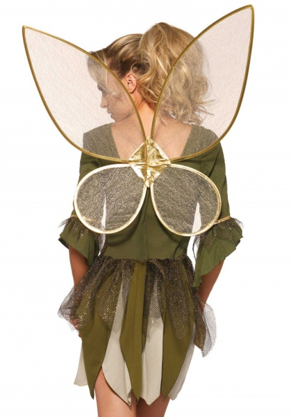 Älva med vingar maskeraddräkt