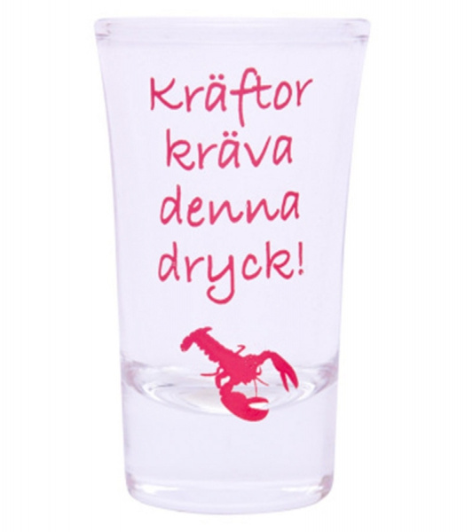 Snapsglas kräfta