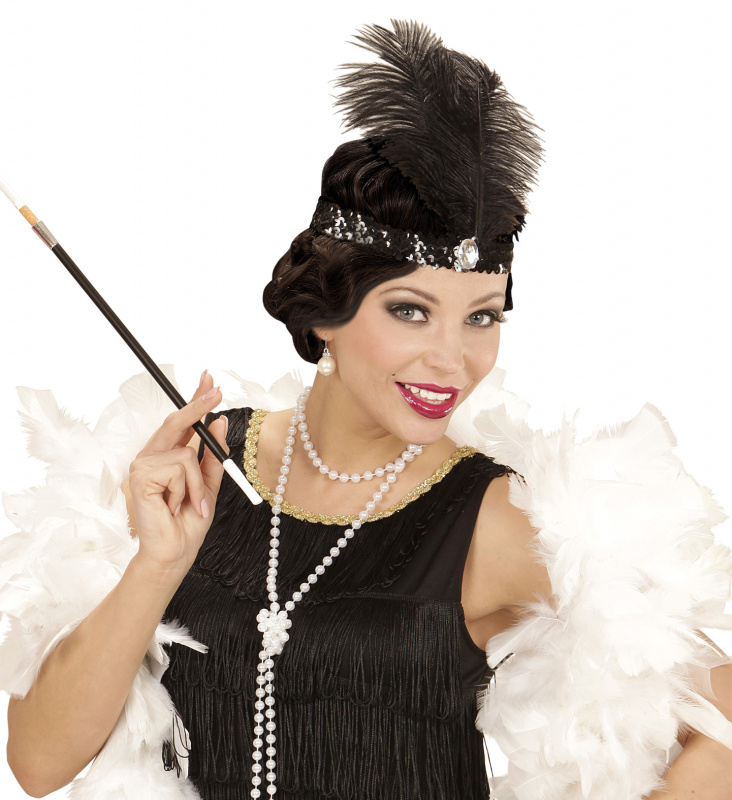 Hårband 20-tal Svart