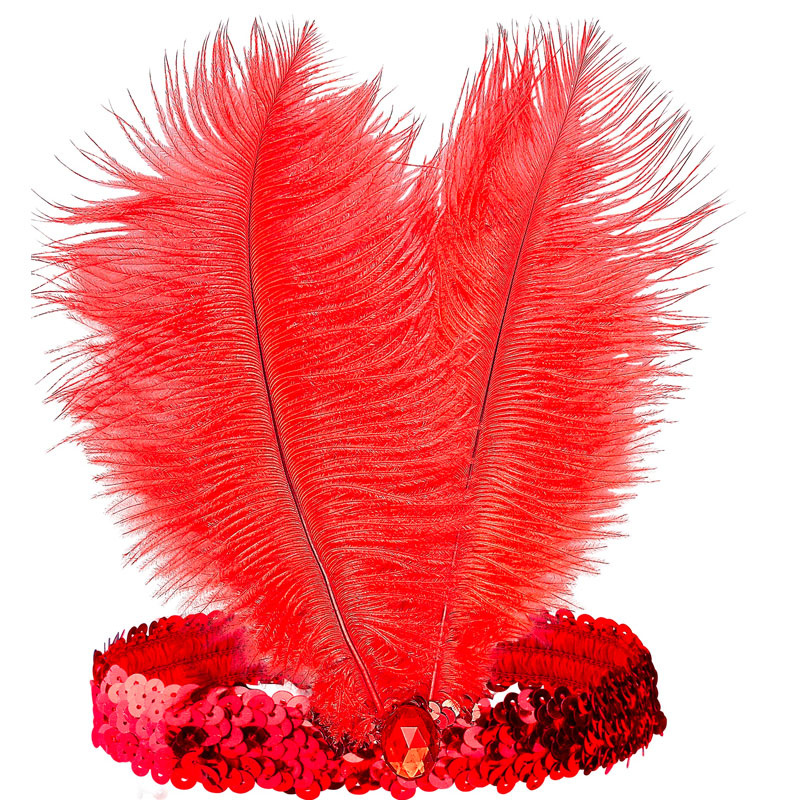 Charleston Pannband Röd