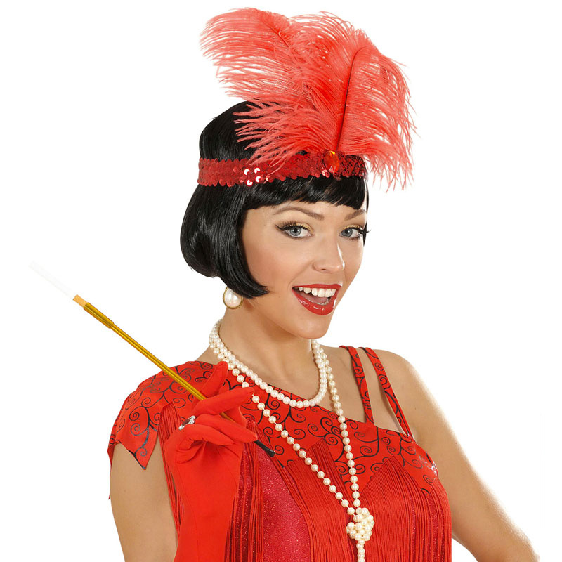 Charleston Pannband Röd