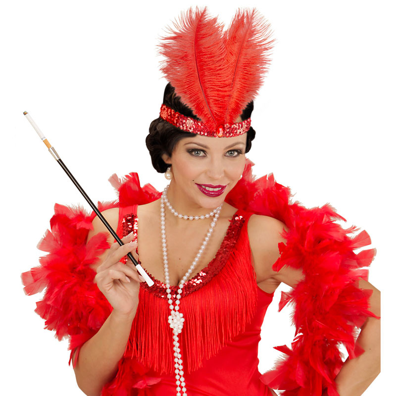 Charleston Pannband Röd