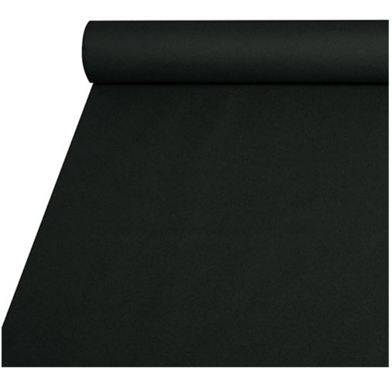 Bordsduk tygliknande på rulle Svart