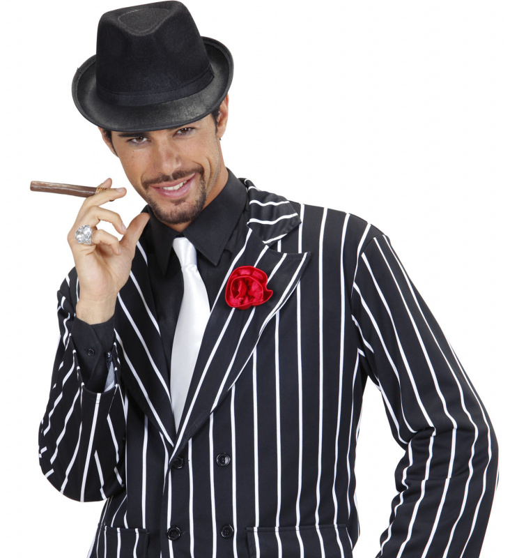 Gansterhatt Svart band