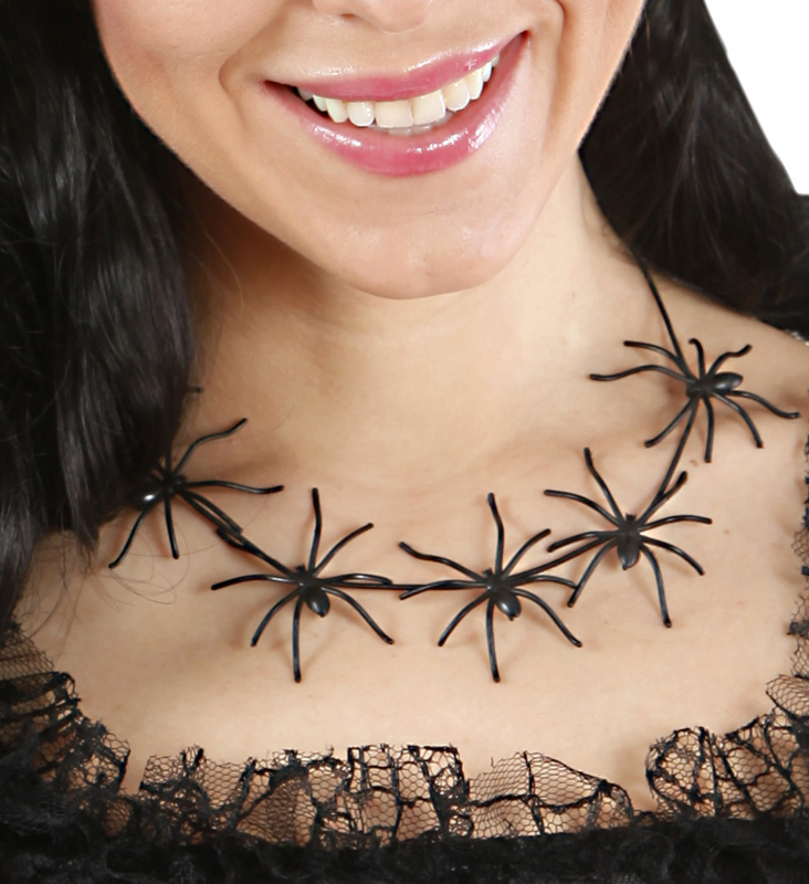 Halsband med spindlar