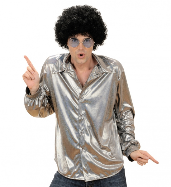 Disco skjorta silver