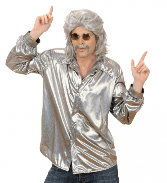 Disco skjorta silver