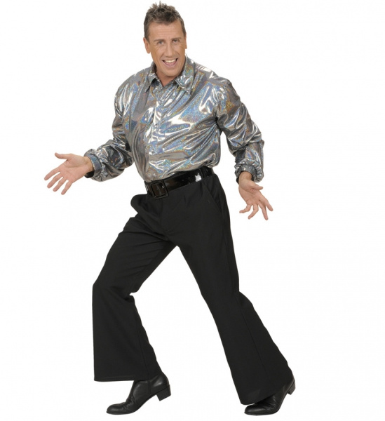 Disco skjorta silver