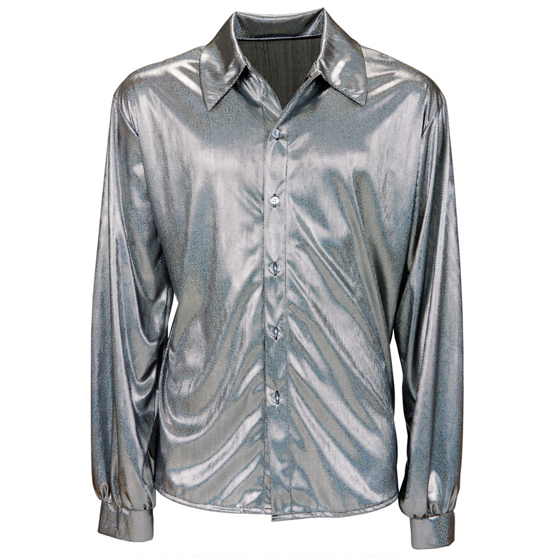 Disco skjorta silver