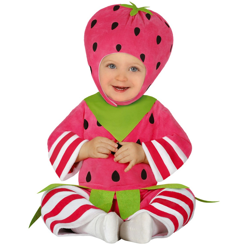 Jordgubbe Maskeraddräkt Barn