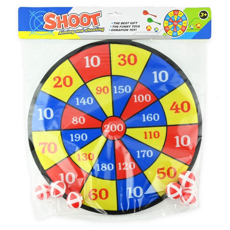 Dartgame bollar med kardborre