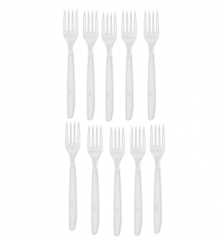 Gafflar 18,5 cm transparent