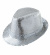Hatt med Paljetter Silver  Hatt med Paljetter Silver