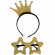 Diadem och Glasögon Guld Diadem och Glasögon Guld