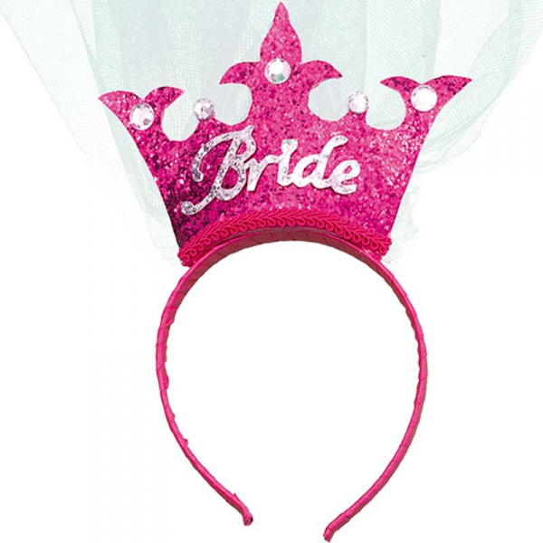 Diadem med slöja Möhippa  