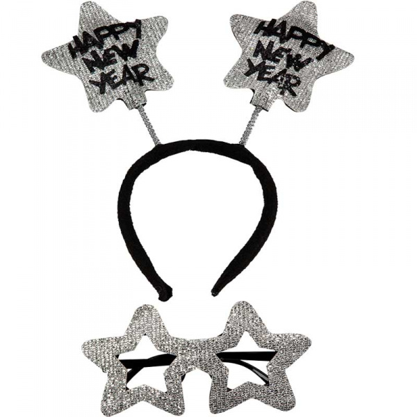 Diadem Happy New Year Silver