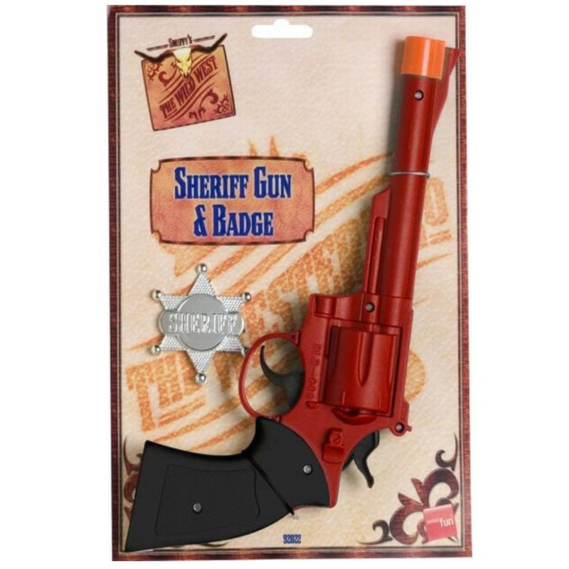 Pistol och Sheriff-stjärna 