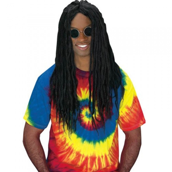 Peruk med rastaflätor 