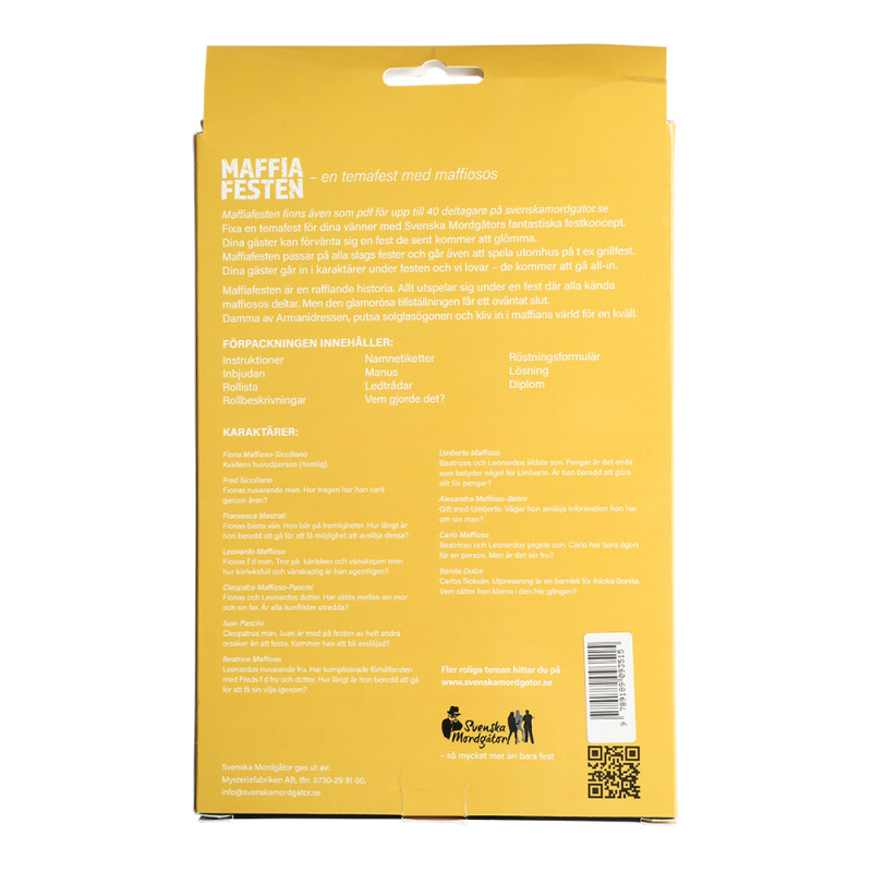 Mordgåtor Maffiafesten