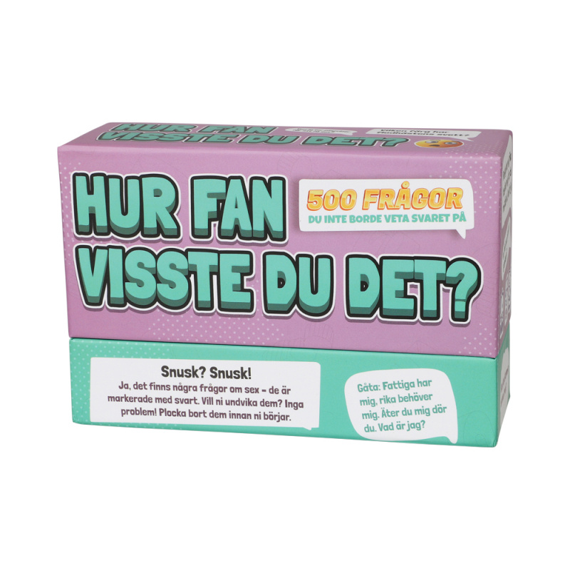 Spel Hur Fan visste du det? 