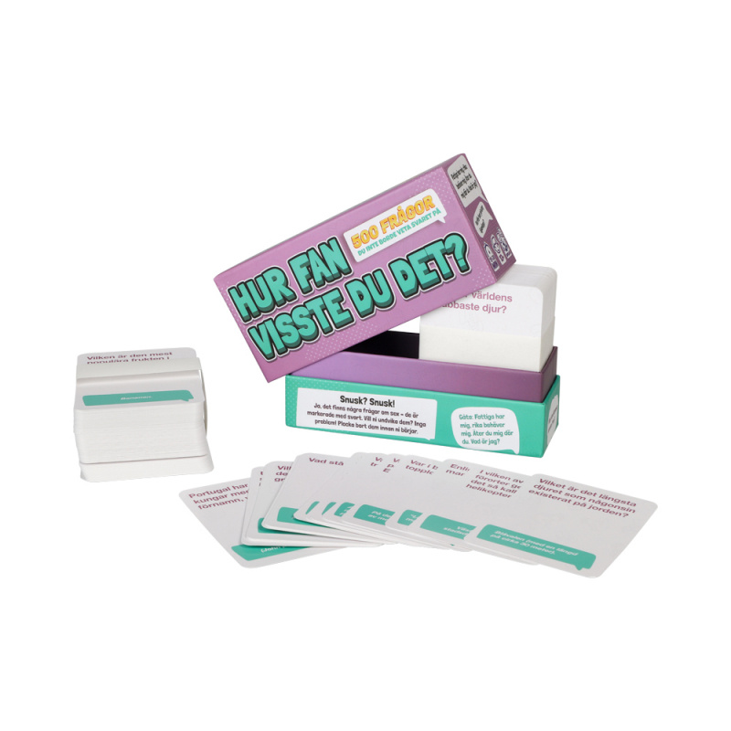 Spel Hur Fan visste du det? 