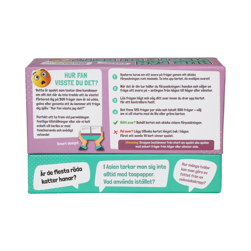 Spel Hur Fan visste du det? 