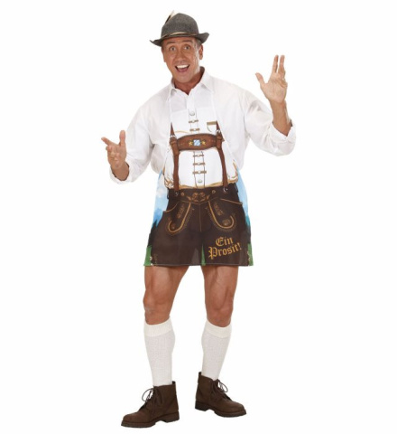 Tyrolerbyxa, förkläde 