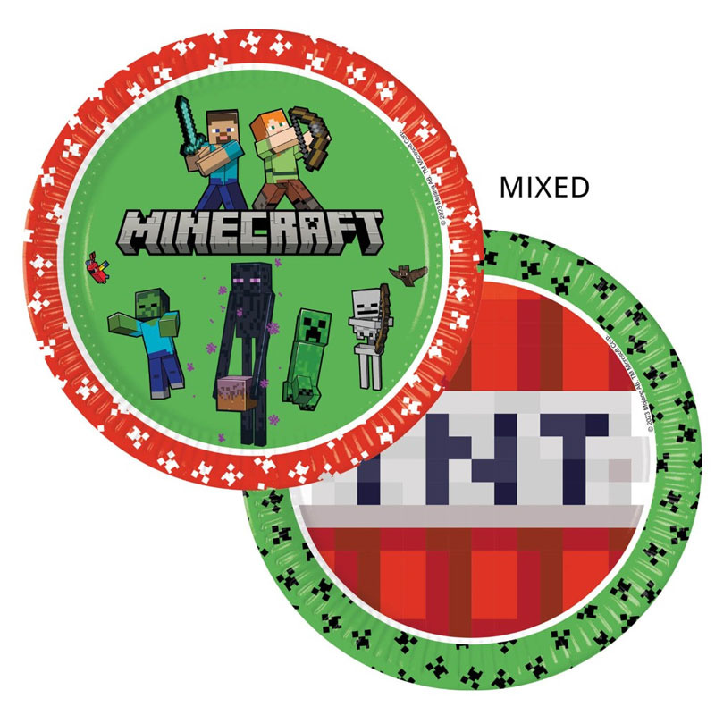 Tallrikar minecraft 8-pack