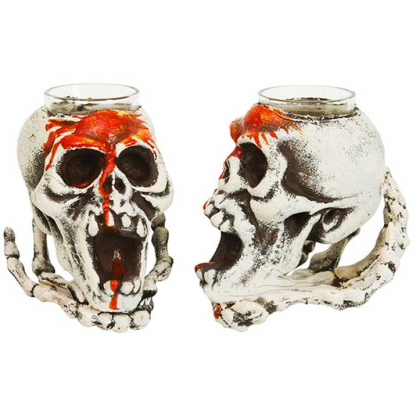 Shotglas, dödskalle