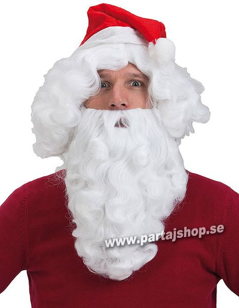 Tomteskägg med peruk