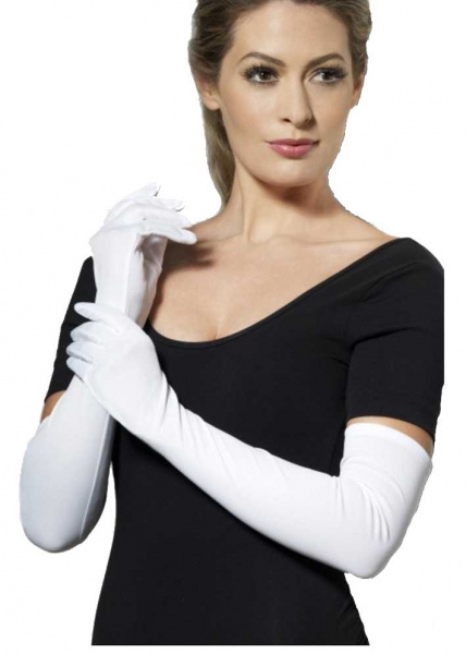 Handskar Långa Vita